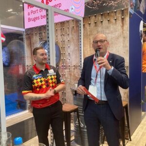 Dimitri van den Bergh Instagram - Did an amazing exhibition last week for @portofantwerpbruges 💪🇧🇪 workshops, meet and greets and met a lot of amazing and important people out there! What an organisation! 👍 you want to know more about @portofantwerpbruges go and check their page on instagram!