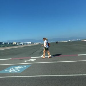 Dimitri van den Bergh Instagram - Gibraltar Airport runway