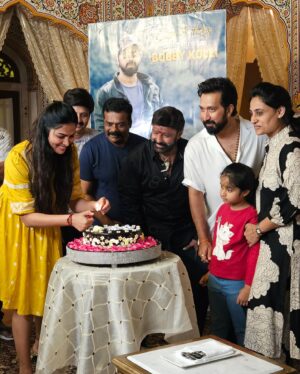 Divya Vadthya Instagram - Jai balayya … 💪🏻

Dear Balakrishna Garu, 

I wanted to take a moment to express my profound gratitude for the incredible opportunity to work with you. 
Your presence on set is nothing short of remarkable. The fun and lively atmosphere you create makes every moment enjoyable and inspiring for everyone involved.

Your respect for every team member, regardless of their role, speaks volumes about your character and leadership. It’s heartwarming to see how you effortlessly balance professionalism with a genuine warmth and kindness.

Thank you for being not just a great leader, but also a wonderful human being. Working with you has been a privilege, and I have learned so much from your dedication, passion, and exemplary conduct.

Happy Birthday, Bobby!
@director.bobby garu
I hope you have a fantastic day filled with joy and celebration. Your dedication and talent are truly impressive, and your contributions have made a significant impact. Keep up the amazing work, and I’m genuinely happy to work with you🫡 
#divi #divivadthya #divinuchi 
#balayya #balakrishna