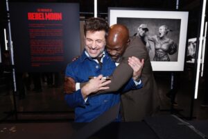 Djimon Hounsou Instagram - Reunited with this incredible cast and crew last week to celebrate Rebel Moon Part 2: The Scargiver 🙏🏿 Coming to Netflix April 19.

Styling by @cheryl_konteh