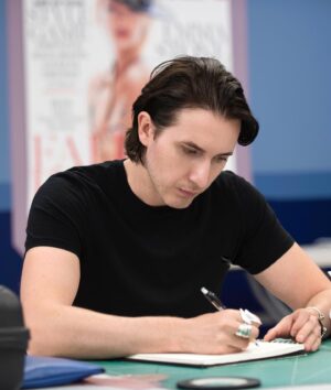 Dmitry Sholokhov Instagram - ‘Motivation is what gets you started. Habit is what keeps you going’🖤.
.
#sholokhov #vision #design #art  #dmitrysholokhov #fashion #sketch #shop #designer #collection #artist #runway
