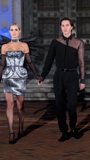 Dmitry Sholokhov Instagram - Aventure Créative 🖤

.

#dmitrysholokhov  #fashionstyle #newcollection2022 #orginaldesign #nydesigners #fashioncouture #personalshoppers #ootd #fashiongram #handmade #sustainablefashion #projectrunway #fashionrunway #metropolitanfashionawards #losangelesfashionweek #newcollection2022 #metropolitianfashionweek