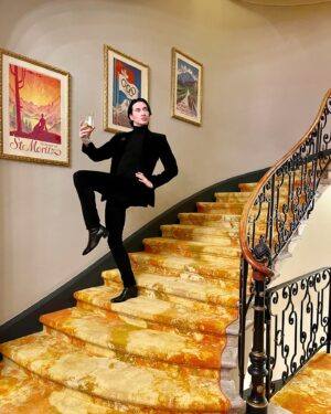 Dmitry Sholokhov Instagram - ‘The entrance strategy is actually more important than the exit strategy’🖤😂

#sholokhov #fun #travel #art #deign #shop #runway #europe #designer #fashion #pose #dmitrysholokhov