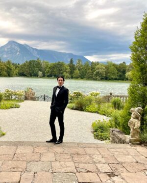Dmitry Sholokhov Instagram - “Lost in time amidst the elegance of Salzburg’s 18th-century charm. 📚✨”

#salzburg #austria #library #tuxedo #18thcentury #ElegantEscape #explore #discover #ClassicStyle #Timeless #style #fashion #art #design #sholokhov