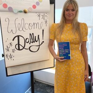 Dolly Alderton Instagram - 52 weeks on The New York Times bestseller list! The book we couldn’t sell to America! 
 
Here’s a glut of Everything I Know About Love nostalgia - the terrible titles it didn’t end up being, the room/cupboard in which I wrote it in my last girls flat-share, the Camden flat the book enabled me to rent alone, the October 2016 aura photograph that told me my life was about to change, the Private Eye cartoon that could have been soooooo much worse. I am so glad I wrote that book. I wasn’t for a brief while. For a moment it felt like it hadn’t been worth telling everyone all my most embarrassing stories, but it was worth it. It is the book I’m always asked about, the book I will probably always be known for, no matter what else I write. It is the only book I’ve written that people quote from, often in wedding readings, which still blows my mind. In my early thirties when my love life was a disaster, I was being tagged in videos every day of couples celebrating their marriage with my words on love. The years after the book came out were so strange for so many reasons, most of which I never think about anymore. I’m grateful for the way it transformed my life and career and the way it connected me to the hundreds of thousands of women who saw their own lives and friendships in the story. It ended up being my lucky charm. If you have a room/cupboard covered in post-its and a draft file of terrible titles for a half-finished book - consider finishing it. I’m glad I finished mine.
