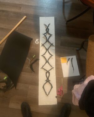 Dollya Black Instagram - 👁️👁️👁️Be not afraid 👁️👁️👁️
Earlier this year, I received a beautiful addition to my back tattoo from my friend, Gray. While cutting out the stencils for the tattoo, I was inspired to create a headpiece. Shoutout to @especimengris @especimenscythe for designing this headpiece for me. Everything you see, minus the garment, was made from EVA foam. I took the headpiece and deconstructed it to make a belt, choker, and panel down the front of my costume. I hand sculpted the eyes out of EVA Foam Clay. The wings were purchased, but painted/aged by me. I cannot express how much fun it was to take a design from my friend and bring it to life in this way. Collaborating as artists can be so rewarding. Thank you Gray for continuously inspiring me with your art. If you are in Los Angeles and need any tattoo work, please hit up @especimengris 💚
Thank you @epsuncitypride for having me this last weekend and giving me a platform to share this look.
Headpiece design: @especimengris @especimenscythe 
Wings: @lamurflowerswings painted by me
Eyes: Hand sculpted by me with the help of @venusenvydrag and @jrbryant101