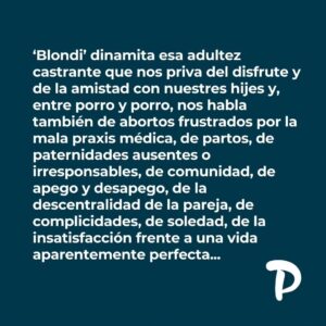 Dolores Fonzi Instagram - 'Blondi' es un filme divertido, tierno y esperanzador que deconstruye los vínculos maternofiliales y que muestra otras formas de maternar y también de ser hije, hermana, tía, sobrina… No os perdáis está película que está ahora mismo en cartelera.