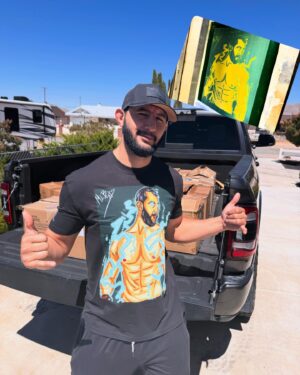 Dominick Reyes Instagram - Dom Reyes X True Classic Tees are in! Link in the bio to purchase or visit directly at domreyes.com. Thank you to everyone who pre ordered you will receive special bonus gift, and orders will ship this week. For everyone who has not ordered yet. For the first 50 ordered this week you will receive a gift as well! I appreciate all your support in and out of the octagon.  I am honored to be supported by you! God bless, I can’t wait to dance under the lights again. I’m not back, I’m better! 

#merch #tshirt #clothing #gear #ufc #mma #fashion #passion #art #support #love #represent #teamreyes