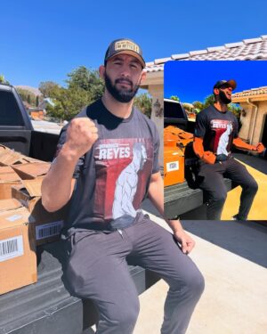 Dominick Reyes Instagram - Dom Reyes X True Classic Tees are in! Link in the bio to purchase or visit directly at domreyes.com. Thank you to everyone who pre ordered you will receive special bonus gift, and orders will ship this week. For everyone who has not ordered yet. For the first 50 ordered this week you will receive a gift as well! I appreciate all your support in and out of the octagon.  I am honored to be supported by you! God bless, I can’t wait to dance under the lights again. I’m not back, I’m better! 

#merch #tshirt #clothing #gear #ufc #mma #fashion #passion #art #support #love #represent #teamreyes