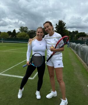 Dominika Cibulková Instagram - Day 2 for us at the @wimbledon 🫶🏻🤍