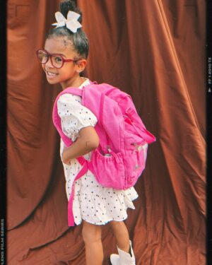 Dominique Perry Instagram - 1st grade lawd! Come on BOOT! Happy 1st day of school butter!! 💕🥹 
#proudmommy