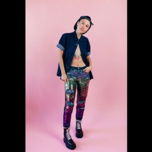 Dominique Provost-Chalkley Instagram - 🏳️‍🌈 P R I D E 🏳️‍🌈
& 
🦋 T R A N S F O R M A T I O N 🦋

#PrideLiberates #thisismeSTW 💚 

Photo 📸 — @gracealvarezart 
Thank you for capturing ME at this time. 
So many firsts! Glad it was with you. 
Happy Pride 🌈