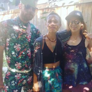 Dominique Provost-Chalkley Instagram - Magical Moments 💫🌚🌈
Celebrating my Sister Jo for all that she is and all that she is becoming. 🧚‍♀️ What a journey we are on! Thank you for being an inspiration, my medicine and for bathing in the river with me. 💧🧡