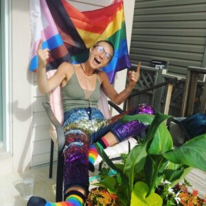Dominique Provost-Chalkley Instagram - 🏳️‍🌈 P R I D E  L I B E R A T E S 🏳️‍🌈
Thank you Porch Pride 🙏🏼🧡
All attendees and the whole crew, what a special day you made happen. Be proud. :) Happy Pride Everyone 😌🏳️‍🌈✨
#PorchPride #thisismeSTW