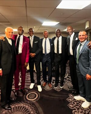 Dominique Wilkins Instagram - What an amazing experience at the Harold and Carol Pump Foundation event, raising funds and creating awareness for the treatment and cure of cancer. Big shoutout to the Pump brothers for making it all happen. It was truly legendary! I had the chance to reconnect with so many familiar faces I haven’t seen in a long time.
