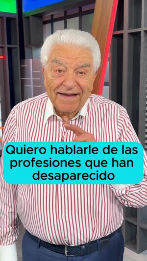 Don Francisco Instagram - Durante los años, y con el avance de la sociedad y tecnología, varias profesiones van quedando obsoletas. 
Aquí te cuento de algunas...
¿Se le ocurre alguna otra?

#profesiones #desaparecieron #carreras