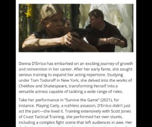 Donna D'Errico Instagram - I guess my haters don’t like seeing nice articles about me so they reported this article from @laweekly and got it taken down! Putting it right back up!