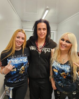 Doro Pesch Instagram - Here I am with my two Brazilian lovebirds, our guitar hero @billhudsongtr and his beautiful @doutoraadri 
See you soon!
🤘💪❤️🙏
#Love, #Doro
-
-
-
-
-
-
#doropesch #conqueress #allweare #warlock #allformetal #triumphandagony #dorofürimmer #metal #heavymetal #rock #metalhead #metalqueen #queenofmetal #fürimmer #doro40 #metalheads #rocknroll #hairmetal #blondeshavemorefun #vegan #soberlife #nuclearblastrecords @nuclearblastrecords #monstersofrock #monstersofrockradio #billhudson #witchdrika