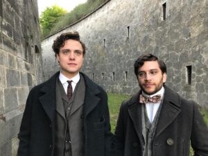 Douglas Smith Instagram - Marcus and Lucius @thealienisttnt