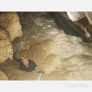 Drew Carey Instagram - Tight fit at #CrystalCave in #Belize. Belly crawling through mud and tight spaces all day