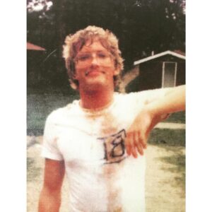 Drew Carey Instagram - Just found this old pic of me when I was a camp counselor in college. Maybe... 1976-77? It was after some kind of food fight #CampYNoah near Akron, OH