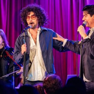 Drew Tarver Instagram - Had a blast this weekend with @madjamband. Go see them on tour! ⁣⁣
⁣⁣
@kenmarino @davidwain Pics by @andrewbisdalephotography