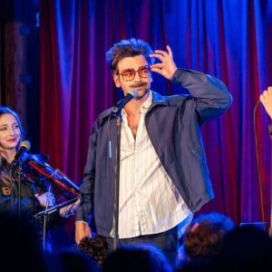 Drew Tarver Instagram - Had a blast this weekend with @madjamband. Go see them on tour! ⁣⁣
⁣⁣
@kenmarino @davidwain Pics by @andrewbisdalephotography