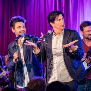 Drew Tarver Instagram - Had a blast this weekend with @madjamband. Go see them on tour! ⁣⁣
⁣⁣
@kenmarino @davidwain Pics by @andrewbisdalephotography
