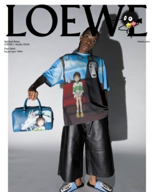 Dua Saleh Instagram - starting off the year wearing a collection inspired by one of my favorite artists (miyazaki!) 🤍 ⁣
⁣
The LOEWE x Spirited Away campaign photographed by #juergenteller
 ⁣
Capsule collection dropping January 7 in LOEWE stores and on loewe.com  ⁣
 ⁣
Creative Direction by @Jonathan.Anderson⁣
Creative partner @DovileDrizyte⁣
Styling by @BenjaminBruno_⁣
Graphic design by @MMparisdotcom⁣
Hair by @KeiTerada⁣
Make-up by @Hiromi_Ueda⁣
Production by @HolmesProduction⁣
 ⁣
#LOEWE⁣
#LOEWEspiritedaway
