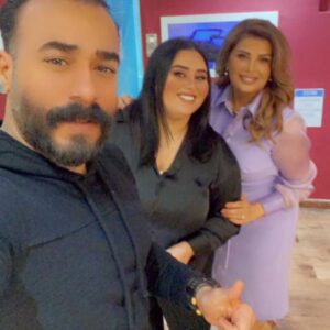 Dumoo Tahseen Instagram - من لقاء برنامج الظهيرة في قناة الشرقية مع المبدعة الراقية ست رقية حسن والصديق الغالي فراس السراي شنو رأيكم في الحلقة❤️❤️ @ruqaya_hassan @firas_w_alsarray