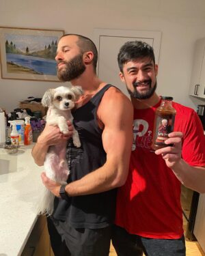 Dustin Howard Instagram - The 4 most important people in the world to me (in better times)