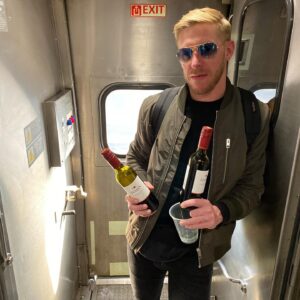 Dustin Howard Instagram - Hash tag train life