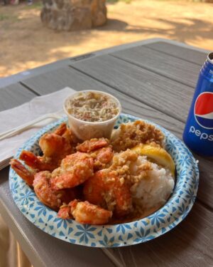 Dylan Saunders Instagram - I went looking for garlic shrimp in Hawaii, and now the season premiere of "Magnum P.I." is here. This special two-hour @magnumpi adventure airs tomorrow, Sunday February 19th at 9pm in its new home on @nbc! I'll see you for episode two with a leather necklace that can only mean things get saucy. Thanks for making me laugh @bobbyleelive, @stephenhillacts, and @mrgenehong.
