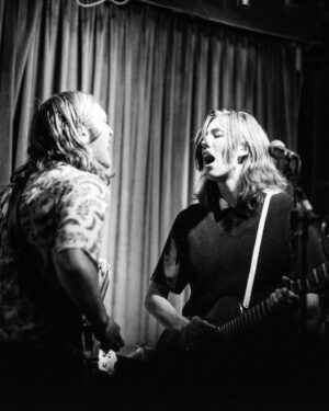 E. R. Fightmaster Instagram - Thank you for coming out to @golddiggersla to celebrate the release of my EP *Violence*! I love these songs, I love my band, and I love you. 
Special thanks to my manager @taliahart for helping me make this night happen, to @cartalkmusic for opening and to @iamkittens for closing us out. Thanks to @dubinphoto for capturing the whole thing. The most special thanks to @goldsoundz_ for lending me her voice and musicianship for the evening.
All my love to my boys, my Full Tits, for being so good at what you do that I can fully let go and enjoy the moment. @thepatrickdean @rileygeare @mellowchihuahua 🕺🕺🕺❤️ #FIGHTMASTER