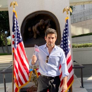Ed Weeks Instagram - I did an America! Thank you Father Sam! ❤️🇺🇸🥰
