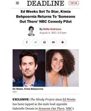 Ed Weeks Instagram - As well as playing intermediate rock guitar I also act! Very excited for this one. (Sidenote: I have been “too old for sneakers” since I was 14 years old.)