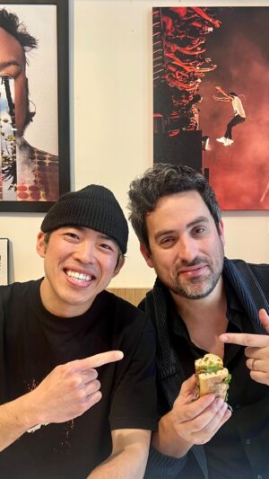 Ed Weeks Instagram - A trio of HEAVENLY sandwiches from my new favourite @openmarket.la 🥪☕️ #bodega #koreatown #losangeles #foodreview