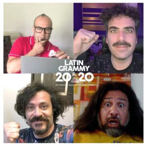 Eduardo 'Lalo' Ibeas Instagram - El post que ud acaba de ver, a primera vista es la imagen de esperanza de un inocente grupo de jóvenes (ya no tan jóvenes) que se junta a tocar música, para ellos todo iba viento en popa, el éxito les sonreía, incluso llegaron a ser nominados al Grammy Latino, obviamente......
Mañana 19 nov podría cambiar la historia
Vamos Chancho en Piedra.  Viva Chile mierda!! 🐽🤘🏼#vamoschile #latingrammy #latingrammys #latingrammy2020 #chanchoenpiedra #chep #rockchileno