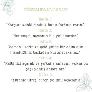 Efsane Odağ Instagram - Kundalini Yoga’yı ilk öğrendiğim yerde, yuva’mda , @ozgunlukokulu ‘nda derslere başlıyorum. Sen de gelmek istersen bizimle @ozgunlukokulu üzerinden iletişime geçebilirsin.

- Programın amacı-hizmeti nedir?
Yogi Bhajan; içinde bulunduğumuz kova çağını anlayabilmek ve uyumlanabilmek için 5 ayrı kriya tasarladı.Bu programda 5 hafta boyunca yogi Bhajan’ın kova çağı tanımını araştırırken 5 Başlık üzerinden hayatla kurduğumuz ilişkiye yakından bakarken kendimizi yeniden inşa etmenin yöntemlerini deneyimliyor olacağız.
- Programın takvimi ve akışı hafta hafta nasıldır?
Hafta 1: “Karşısınızdaki sizsiniz bunu farkına varın.” 2.12.2021
Hafta 2: “Her engeli aşmanın bir yolu vardır.” 9.12.2021
Hafta 3: “Zaman üzerinize geldiğinde bir adım atın, hissettiğiniz baskıdan kurtulacaksınız.” 16.12.2021
Hafta 4: “Kalbinizi açarak ve şefkatle anlayın, yoksa bu çağı yanlış anlarsınız.” 23.12.2021
Hafta 5: “Evrenle titreş, evren yolunu açacaktır” 30.12.2021
- Nasıl Çalışacağız?
Seanslarımızı Zoom üzerinden gerçekleştireceğiz. Kuracağımız Whatsapp grubu üzerinden 5 hafta süresince iletişimde kalıp grup desteği ile kendimizi keşfe açılacağız. Her seans öncesi gruptan göndereceğimiz linki kullanarak aramıza katılacaksın.
Katılamadığın ve yaptığımız seansları sana buluşmamız sonrasında ileteceğimiz linkten 2 gün boyunca görüntüleyebilirsin. #kundaliniyoga  #özgünlükokulu