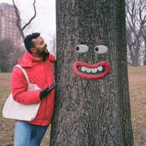 Eka Darville Instagram - Me and @stefan_hunt made a movie picture! It’s about a talking Tree. Yup. Go watch it to find out the meaning of life.... Search ‘The Talking Tree film’  on Vimeo 🎥🌳👀🙃