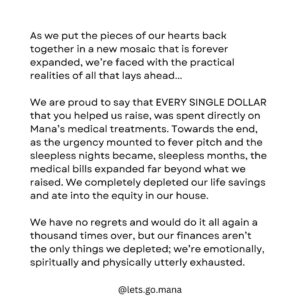 Eka Darville Instagram - Ohana - You’ve been on this journey with us for almost a year. The triumphs and the heartbreaks have been monumental & through it all, your support has been the wind under our wings, that’s carried us further than most would have dared to dream…

“Grateful” doesn’t even come close to the immensity of all we feel for you… thank you, thank you, THANK YOU… and… our journey isn’t over yet.

We are reaching out with one final and perhaps most difficult request for support…

Last month, our magical Son and center of our universe, Mana Trinity Darville, took his last breath.

We are shattered & will spend the rest of our lives longing to have just one more moment in the sunshine of his light.

As we put the pieces of our hearts back together in a new mosaic that is forever expanded, we’re faced with the practical realities of all that lays ahead…

We are proud to say that EVERY SINGLE DOLLAR that you helped us raise, was spent directly on Mana’s medical treatments. Towards the end, as the urgency mounted to fever pitch and the sleepless nights became sleepless months, the medical bills piled-up far beyond what we raised. We completely depleted our life savings and ate into the equity in our house.

Cont in comments 👇