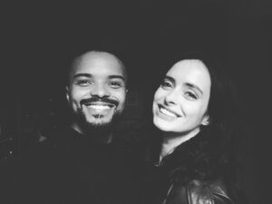 Eka Darville Instagram - Have you caught these two Cheezers yet? #jessicajones Now Streaming 👁
