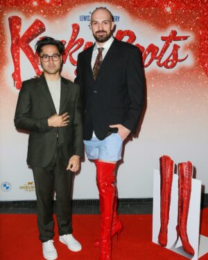 Elektra Shock Instagram - Me and the Boyf @mtofuu on opening night of @kinkybootsnz at the Civic theatre! 
#choreographer #kinkyboots