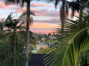 Elena Satine Instagram - Never knew we had such a beautiful view, this clean air thing is really nice.