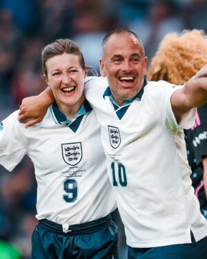 Ellen White Instagram - Soccer Aid for UNICEF’s first-ever female goalscorer… it just had to be Ellen White 💙