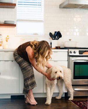 Ellie Holcomb Instagram - Home is everything to Drew and Ellie Holcomb. It’s a place to put their feet up, hang out with family and friends, and get some much needed R&R in between tour dates. 

Their Nashville space also doubles as an archive of memories, in the form of old tour posters, art they collected while abroad, and souvenirs from family trips.

“My dad had this thing when we would travel where he would give us a budget for trinkets,” says Drew. “He would always encourage us to buy something ‘real.’ So when I was eight years old, I bought a real tomahawk in Mesa Verde. I still have it!”

Head to Billy Reid to read more about being At Home with the Holcombs.