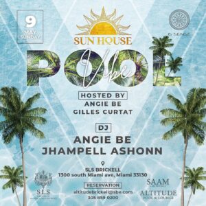 Élodie Bouche Instagram - “SUN HOUSE” - SLS BRICKELL 😃💦
TODAY - POOL VIBE - Start at 1pm☀️🎶

@slsbrickell 
@jhampell.musica 
@_6sense_ 
@angiebemusic 

#pool #poolparty #miamipoolparty #miamipool #music #dance #dj #femaledj #producer #housemusic #dance #underground #swim #tanning #tan #sun #swimsuit #miamidj #drums #djlife #enjoylife #love #sunhouse