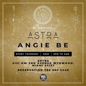 Élodie Bouche Instagram - “6 SENSE” - EVERY THURSDAY 🎵
ASTRA - BEST ROOF TOP 🔥
From 9pm to 2am

DANCE UNDER THE STARS IS THE BEST 💫
PASSIONATE OF MUSIC ONLY 🎧♾🎵

@astramiami 
@_6sense_ 

#dj #music #dance #party #rooftop #progressivehouse #afrohouse #femaledj #miami #miamirooftop #miamiparty #nightclub #nightlife #producer #musicproducer #behappy #astra #6sense