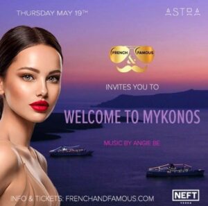 Élodie Bouche Instagram - FRENCH & FAMOUS ♾ THURSDAY
▶️ https://tinyurl.com/angiebe

At ASTRA from 7pm to 2am
LET’S ROCK 🥳

@frenchandfamous 
@astramiami 

#party #music #dj #miamiparty #dance #rooftop #miami