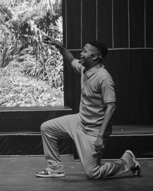 Emeka Nwagbaraocha Instagram - EFE in Slides!

It’s been such a rewarding Journey 
bringing this Character to life.
He cried
He laughed
He loved
and He had so much fun.
I absolutely enjoyed bringing this character
to life, I love and adore him with everything in me.

Thankful to @bolanleaustenpeters , watching her
Up close create this show left me in awe. My respect is over the roof and I absolutely can’t wait to work with her again and again and again.

My Co-stars the SARO ATOMIC BOMBERS @gideonokeke.ng @hectoramiwero @nonzobassey and @uchechika_e thank you for always bringing the positive energy needed in the workplace. Thank you for allowing me share in your genius. This experience has given me a gift I will treasure for A Very LONG time.

@_iyimide thank you for being the perfect RONKE. You made my work easier. It was a Partnership and I’m grateful I had you with me to hold my hand through out all the shows.

@ike_nna thank you for helping us remember to stay in the moment and be grounded.

@terrakulture and @bapproduction thank you for being a home where creativity can flourish.

24 Shows 
8 days of Performances
Numerous rehearsals later

This Character takes a Bitter Sweet Bow 🥹❤️

#SarotheMusical #BoyOnFire